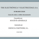 TSK ELECTRÓNICA Y ELECTRICIDAD S.A.
